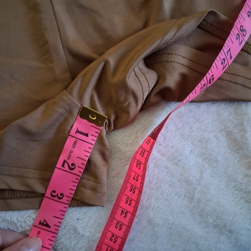 SHEIN Women's Size XL (12) Brown Two Piece Crop Tank & Shorts Set - Picture 13 of 13